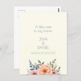 Peach och Petal Dream Vykort