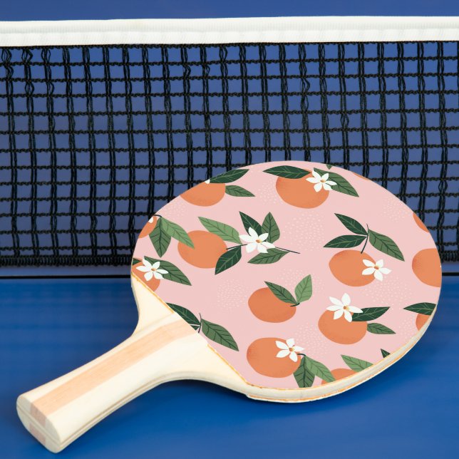 Peach Orange Juice Mönster Pingisracket (Insitu)