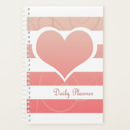 Peach Orange Pastel Heart