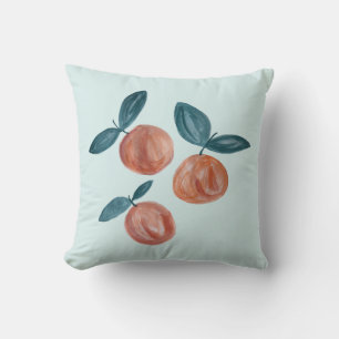 Peach Orange Picking Orchard Dekorativ kudde