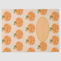 Peach Orange Pumpkin Craft Made eller Tack