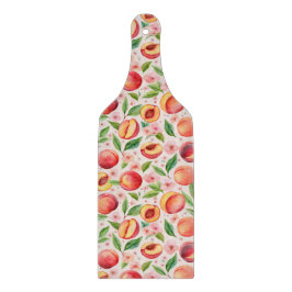 Peach Orchard Bloom - Vattenfärgsfrukt och Blommig