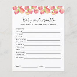 Peach Ord-skam | Barnstödsspel