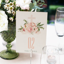 Peach Peony Blommigt Kor Bunch Baptism Välkommen