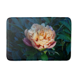 Peach Peony, Blomsterfotografi Badrumsmatta