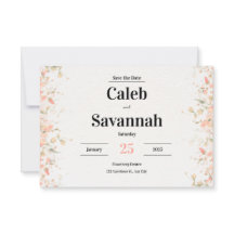 Peach Petal Spara datumkort