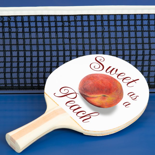 Peach Ping Pong Paddle Pingisracket (Insitu)
