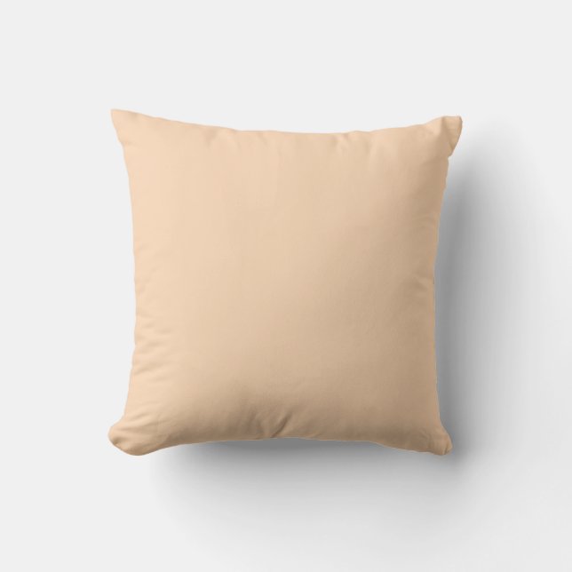 Peach puff, färg kudde (Framsida)