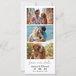 Peach Puff Save Date Photo Booth Qr Code