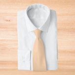 Peach Puff Solid Färg Slips<br><div class="desc">Peach Puff Solid Färg</div>