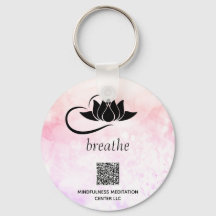 *~* Peach QR - BREATHE Lotus Branding SWAG