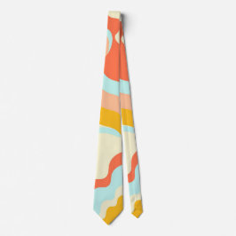 Peach Rainbows Fly Adjö Neck Tie Slips