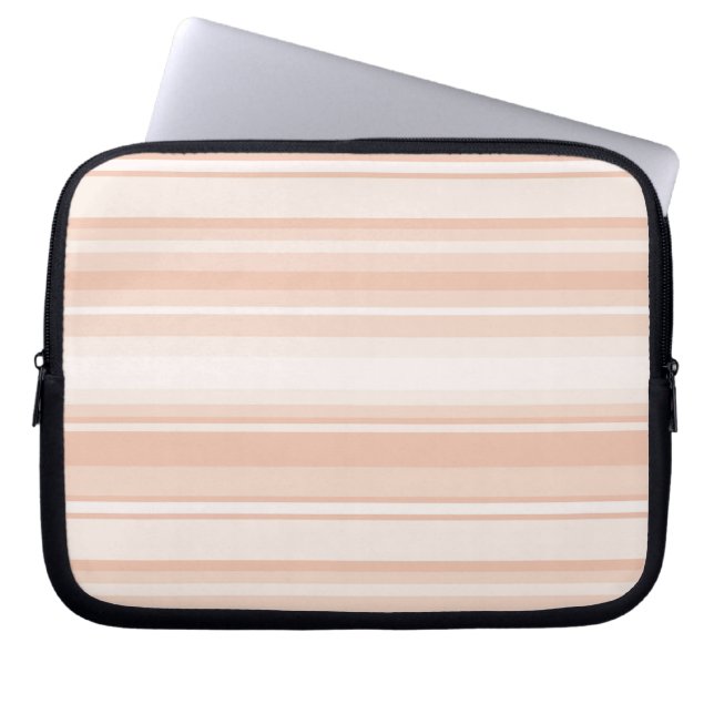 Peach rand laptop sleeve (Framsidan)