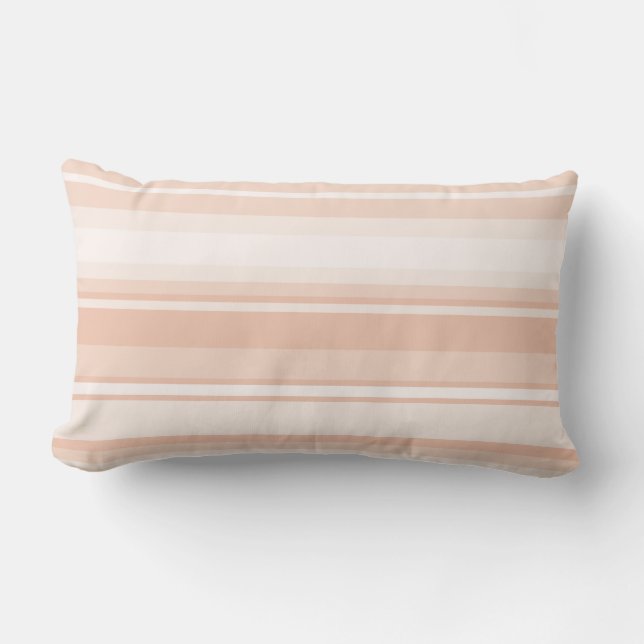 Peach rand lumbarkudde (Framsida)