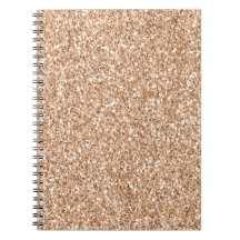 Peach Ro Guld Glitter Glitz