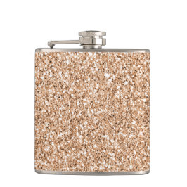 Peach Ro Guld  Glitter Glitz    Fickplunta