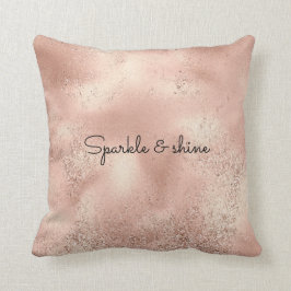 Peach Ro Guld Glitzy Glitter      Kudde