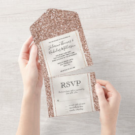 Peach Ro Guld Luxe Glitter