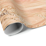 Peach Ro Guld Push Powder Marble Shiny Glam Presentpapper<br><div class="desc">Minimalism och elegans i enlighet med de verkliga trenderna för insida-dekorering. För många lyxglas Tillfälle</div>