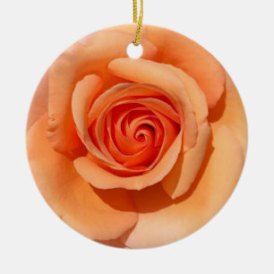 Peach Ro Julgransprydnad Keramik