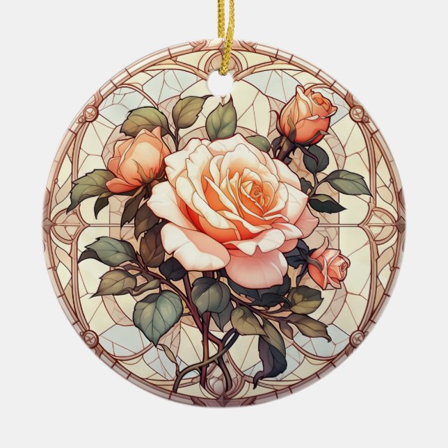 Peach Ro Memorial Julgransprydnad Keramik (Framsidan)