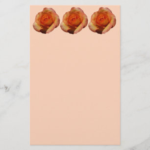 Peach Ro Orange Floral Photography Brevpapper