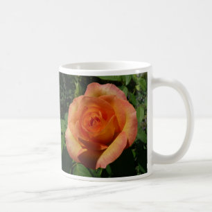 Peach Ro Orange Floral Photography Kaffemugg
