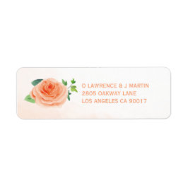 Peach Ro Returetiketter Returadress Etikett