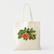 Peach Ro Tote Bag
