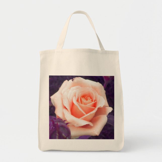 Peach Ro Tote-påse Tygkasse (Framsidan)