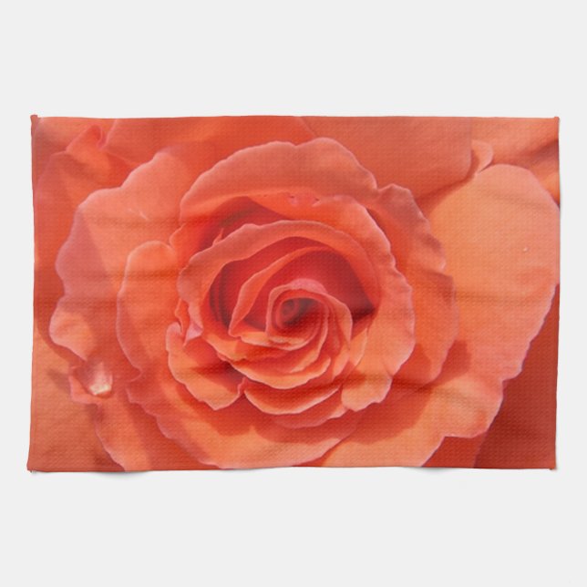 Peach ro towel kökshandduk (Horisontell)