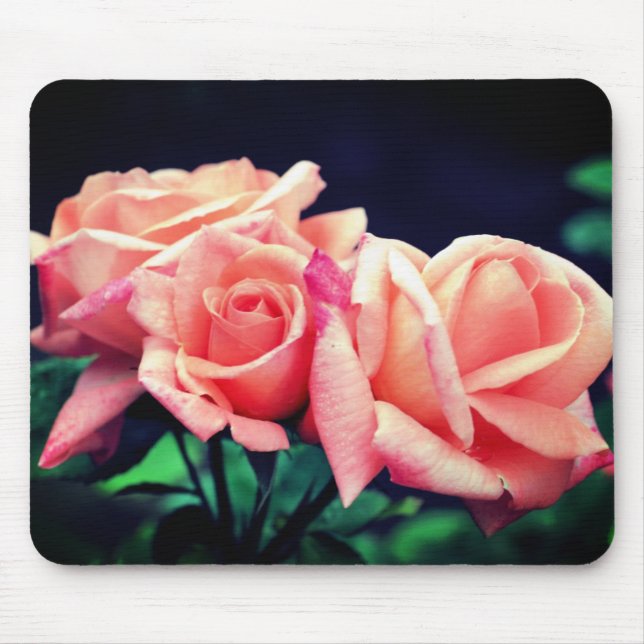 Peach Ro Trio Flower Musmatta (Framsidan)