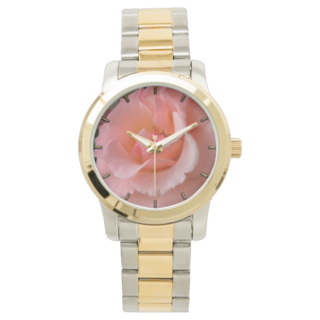 Peach Ro Watch WildblommWildrose Wrist Watches Armbandsur (Framsida)