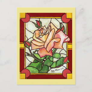Peach Ro Window-vykort Vykort
