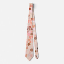 Peach Rosa Brown Mosaic