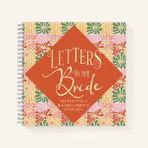 Peach Rosa Groovy Blommigt Abstrakt