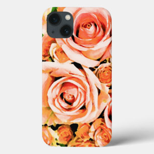 Peach rosa ros bouquet