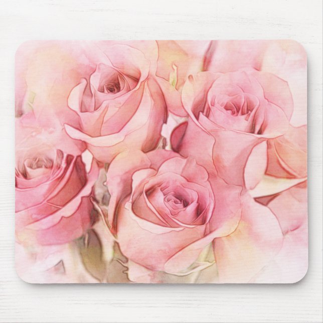 Peach Rosa Watercolor Ro Musmatta (Framsidan)