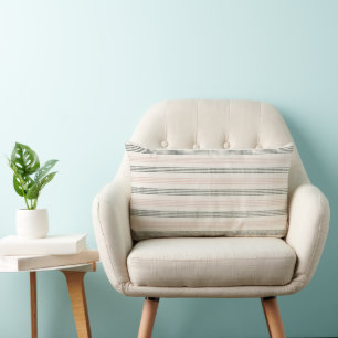 Peach Sage Modern minimalist Rand Boho Lumbarkudde