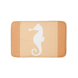 Peach Seahorse Badrumsmatta