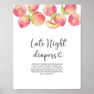Peach \ Sent Nattblöjspel Poster