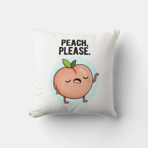 Peach Snälla, Funny Fruit Pun Kudde