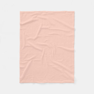 Peach Solid Färg Fleecefilt