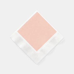 Peach Solid Färg Pappersservett