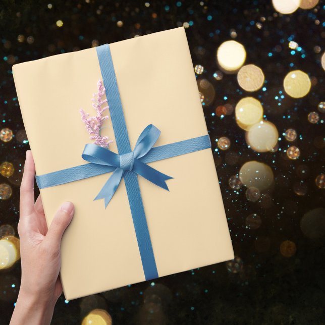 Peach Solid Färg Presentpapper (Skapare uppladdad)