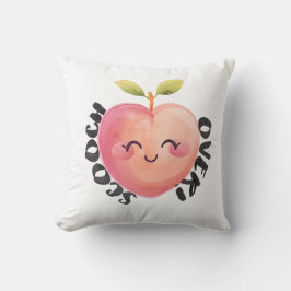 Peach söt kudde för din fru eller flickvän