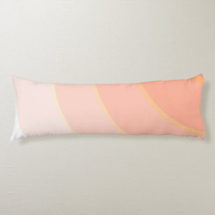 Peach Swirls Kroppskudde