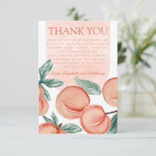 Peach - tack, din kortanteckning Brev Tilläggskort