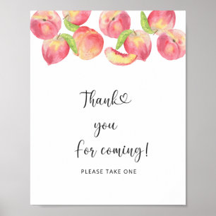 Peach \ Tack för att du Poster