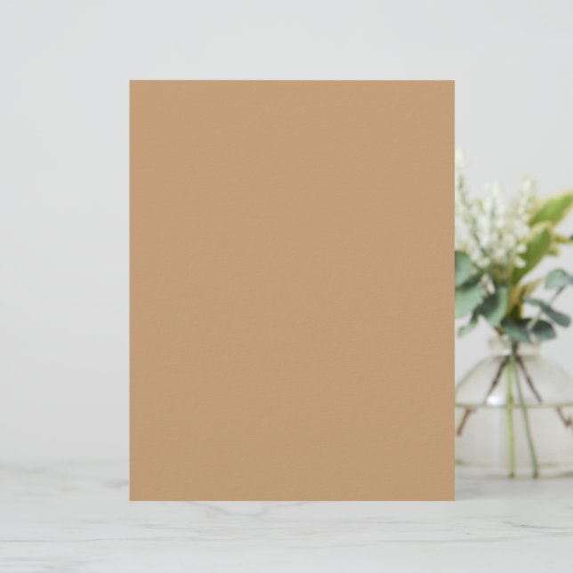 Peach Tan Color Block | Soft Wedding Design Brevhuvud (Stående Fram)